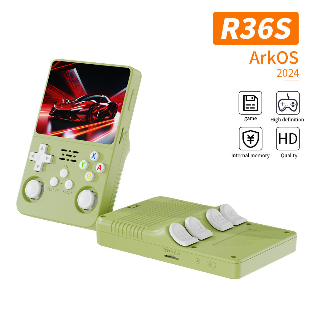 R36S New Open Source Handheld Game Console Retro Emulation System