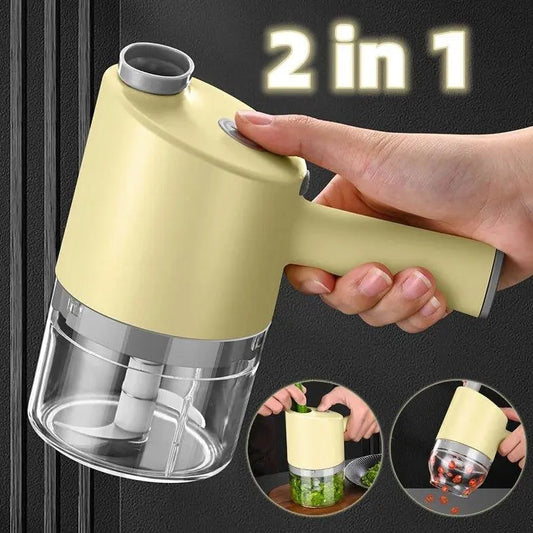 Ultimate Electric Veggie Chopper Set for Quick & Easy Meal Prep